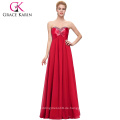 Grace Karin Atemberaubende Chiffon Perlen Sequins Abend Lange Prom Party Kleid Kleid CL4101-7 #